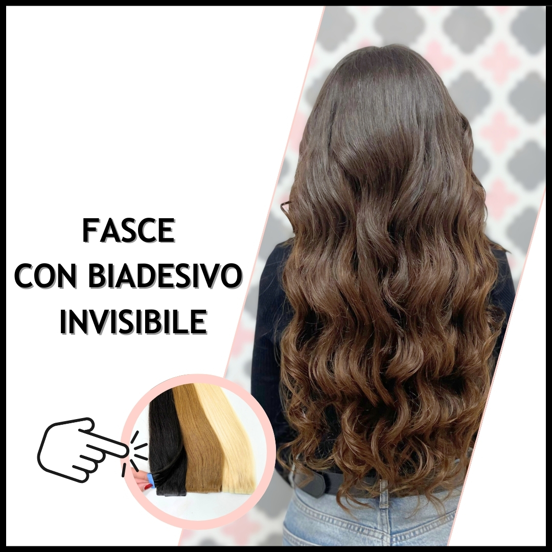 adesivo biadesivo extension invisibili